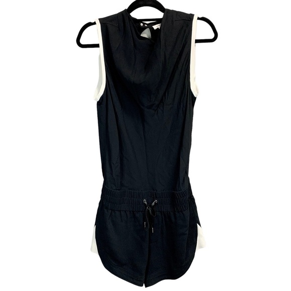 Helmut Lang Torsion Black & White Playsuit Romper - Picture 3 of 9